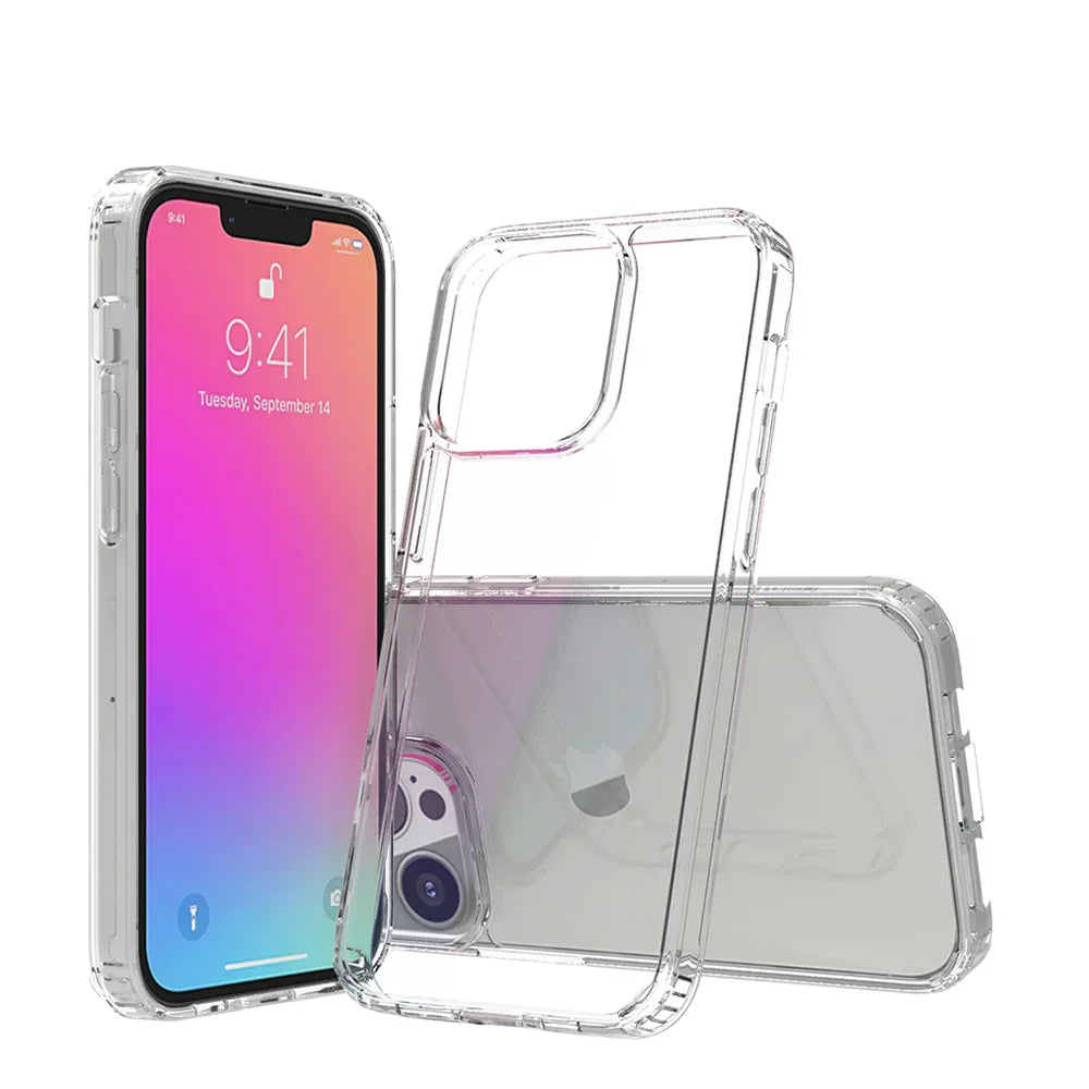 Armor-X Ahn Shockproof Protective Case For iPhone 13 Pro - Clear - Tashqila Armor-X Ahn Shockproof Protective Case For iPhone 13 Pro - Clear - Tashqila